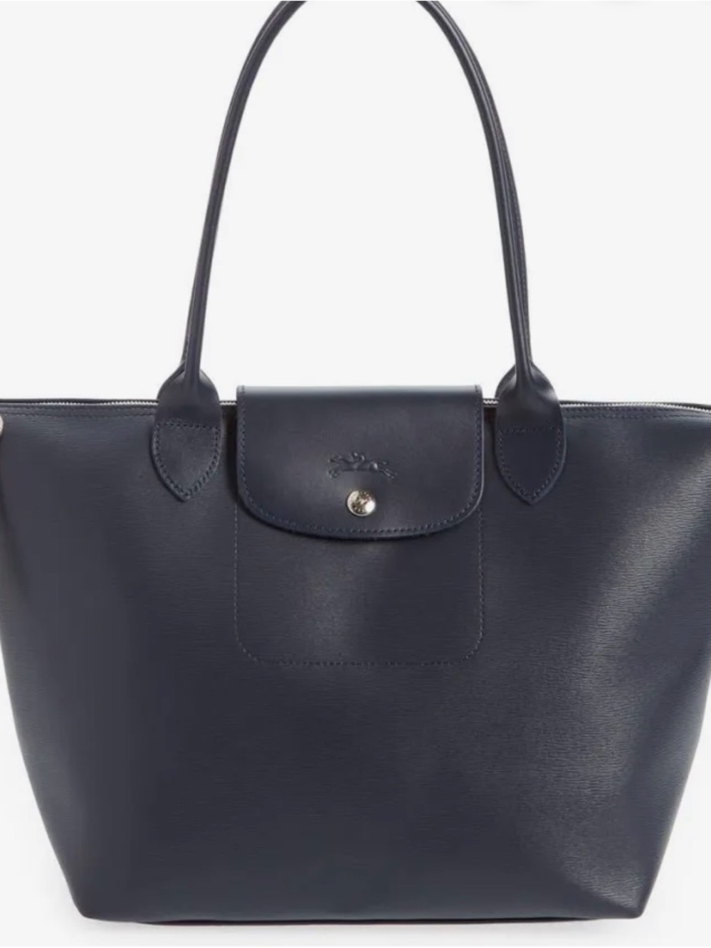 Longchamp Le Pliage Medium Coated Canvas Black